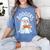 Cute Ghost Reading Book Librarian Teacher Halloween Costume Women's Comfort Colors T-Shirt Blue Jean Cute Ghost Reading Book Librarian Teacher Halloween Costume Women's Comfort Colors T-Shirt Blue Jean