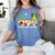 Cute Gnomes Teach Love And Inspire Back To School Teacher Women's Comfort Colors T-Shirt Blue Jean Cute Gnomes Teach Love And Inspire Back To School Teacher Women's Comfort Colors T-Shirt Blue Jean