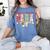 Cute Santas Favorite Para Christmas Paraprofessional Teacher Women's Comfort Colors T-Shirt Blue Jean Cute Santas Favorite Para Christmas Paraprofessional Teacher Women's Comfort Colors T-Shirt Blue Jean