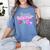 Cute Teacher Shirt 80's 90's Style Retro Old School Teacher For Men Women Women's Comfort Colors T-Shirt Blue Jean