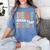 Deaf Dream Team Education Deaf Education Teacher Women's Comfort Colors T-Shirt Blue Jean