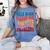 Dear Math Grow Up And Solve Your Own Problems Teens Teacher Women's Comfort Colors T-Shirt Blue Jean