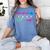 What Does The Text Say Text Evidence Reading Teacher For Men Women Women's Comfort Colors T-Shirt Blue Jean