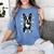 Dog Boston Terrier For Men Women Women's Comfort Colors T-Shirt Blue Jean