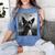 Dog Mom Dad Alien Selfie Boston Terrier UFO For Men Women Women's Comfort Colors T-Shirt Blue Jean