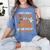 I Don't Need A Costume I'm Math Teacher Costume Halloween Men Women Women's Comfort Colors T-Shirt Blue Jean
