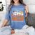 I Don't Need A Costume I'm A Math Teacher Halloween Women Women's Comfort Colors T-Shirt Blue Jean