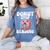 Donut Stop Reading Kawaii Teacher Preschool Kindergarten Women's Comfort Colors T-Shirt Blue Jean