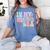 In My Educational Diagnostician Era Learning Support Teacher Women's Comfort Colors T-Shirt Blue Jean