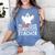 Faboolous Substitute Teacher Halloween Costume Women's Comfort Colors T-Shirt Blue Jean