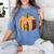 Fall Book Pumpkin Halloween Teacher Librarian Thanksgiving Women's Comfort Colors T-Shirt Blue Jean Fall Book Pumpkin Halloween Teacher Librarian Thanksgiving Women's Comfort Colors T-Shirt Blue Jean