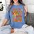 Fall In Love With Science Math Teacher Fall Thanksgiving Women's Comfort Colors T-Shirt Blue Jean