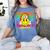 Field Trip Squad Groovy Field Day Smile Face Teacher Tie Dye Women's Comfort Colors T-Shirt Blue Jean Field Trip Squad Groovy Field Day Smile Face Teacher Tie Dye Women's Comfort Colors T-Shirt Blue Jean