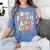 In My Fifth Grade Era 5th Grade Era Teacher Back To School Women's Comfort Colors T-Shirt Blue Jean