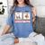 First Data Then Thanksgiving Im Earning A Break Sped Teacher Women's Comfort Colors T-Shirt Blue Jean