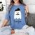French Teacher Halloween Bonjour Ghost Women's Comfort Colors T-Shirt Blue Jean French Teacher Halloween Bonjour Ghost Women's Comfort Colors T-Shirt Blue Jean