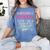 Full Heart Daycare Provider Nanny Au Pair Pre-K Teacher Women's Comfort Colors T-Shirt Blue Jean