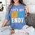 Fun 67 Meme Six Seven Science Teacher Periodic Table Women's Comfort Colors T-Shirt Blue Jean