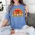 Fun Polynomial Calculus Algebra Poly-Gnome-Ials Math Teacher Women's Comfort Colors T-Shirt Blue Jean
