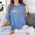 The Future Is Accessible Special Education Teacher Women's Comfort Colors T-Shirt Blue Jean