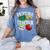 Future Teacher With Canyon And Book Teacher Men Women Girls Kids Women's Comfort Colors T-Shirt Blue Jean