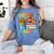 Future Teacher Costume For Kids Back To School Boy Girl Women's Comfort Colors T-Shirt Blue Jean