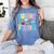 Future Teacher Kid's Career Women's Comfort Colors T-Shirt Blue Jean Future Teacher Kid's Career Women's Comfort Colors T-Shirt Blue Jean