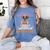 This Girl Loves Watermelon And Her Boston Terrier Dog Mother Women's Comfort Colors T-Shirt Blue Jean