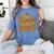 Groovy Coffee Teach Repeat Retro Teacher Women's Comfort Colors T-Shirt Blue Jean Groovy Coffee Teach Repeat Retro Teacher Women's Comfort Colors T-Shirt Blue Jean