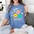 Groovy Happy To See Your Face Teacher School Appreciation Women's Comfort Colors T-Shirt Blue Jean Groovy Happy To See Your Face Teacher School Appreciation Women's Comfort Colors T-Shirt Blue Jean
