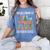 We All Grow At Different Rates Back To School Teacher Women's Comfort Colors T-Shirt Blue Jean