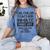 Halloween Calculus Teacher Prisoner Costume Women's Comfort Colors T-Shirt Blue Jean
