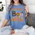 Halloween Kindergarten Boo Crew Kinder Teacher Student Women's Comfort Colors T-Shirt Blue Jean