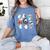 Halloween Music Teacher Ghost Playing Musical Instruments Women's Comfort Colors T-Shirt Blue Jean Halloween Music Teacher Ghost Playing Musical Instruments Women's Comfort Colors T-Shirt Blue Jean