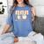 Halloween Science Teacher Boo Ghost The Element Of Surprise Women's Comfort Colors T-Shirt Blue Jean