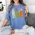 Halloween SPED Teacher Boo In ASL Boo Hands Sign Language Women's Comfort Colors T-Shirt Blue Jean