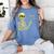 Halloween Teacher Six Seven 6 7 Skeleton Spooky Costume Women's Comfort Colors T-Shirt Blue Jean Halloween Teacher Six Seven 6 7 Skeleton Spooky Costume Women's Comfort Colors T-Shirt Blue Jean