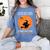 Halloween Teacher Witch Lets Eat Kids Punctuation Women's Comfort Colors T-Shirt Blue Jean