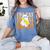 Happy Fri-Yay Friday Lovers Groovy Teacher Life Halloween Women's Comfort Colors T-Shirt Blue Jean Happy Fri-Yay Friday Lovers Groovy Teacher Life Halloween Women's Comfort Colors T-Shirt Blue Jean