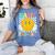 Happy Fri-Yay Teacher Friday Weekend School Women's Comfort Colors T-Shirt Blue Jean