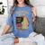 Haunted By 67 Ghost Math Joke Student Halloween Nerd Teacher Women's Comfort Colors T-Shirt Blue Jean