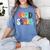 Head Start Team Homeschool Teacher Headstart Back To School Women's Comfort Colors T-Shirt Blue Jean