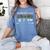 Helping Little Minds Grow One Phoneme At A Time Teacher Women's Comfort Colors T-Shirt Blue Jean