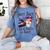 Hocus Pocus I Need Coffee To Focus Halloween Teacher Women's Comfort Colors T-Shirt Blue Jean