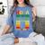 Hola Estudiantes Spanish Teacher Back To School 2025 Women's Comfort Colors T-Shirt Blue Jean Hola Estudiantes Spanish Teacher Back To School 2025 Women's Comfort Colors T-Shirt Blue Jean