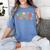Hola Estudiantes Spanish Teacher Women's Comfort Colors T-Shirt Blue Jean