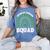 House Of Courage Squad RCA School Teacher Student Tee Women's Comfort Colors T-Shirt Blue Jean