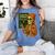 HUGvyn Halloween Skeleton Six Seven 67 Meme PEMDAS Teacher Women's Comfort Colors T-Shirt Blue Jean