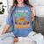 Humor I Teach The Cutest Turkeys Thanksgiving Teacher Women's Comfort Colors T-Shirt Blue Jean Humor I Teach The Cutest Turkeys Thanksgiving Teacher Women's Comfort Colors T-Shirt Blue Jean