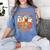 Insurance Boo Crew Halloween Spooky Costume Teacher Women's Comfort Colors T-Shirt Blue Jean